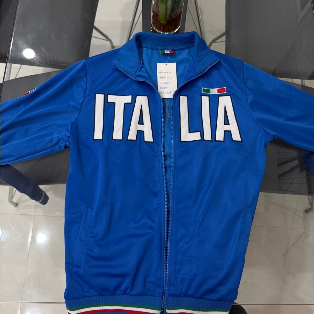 Unlimited Blue Italia Track Jacket